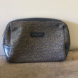 Lancome Paris glittery cosmetic bag